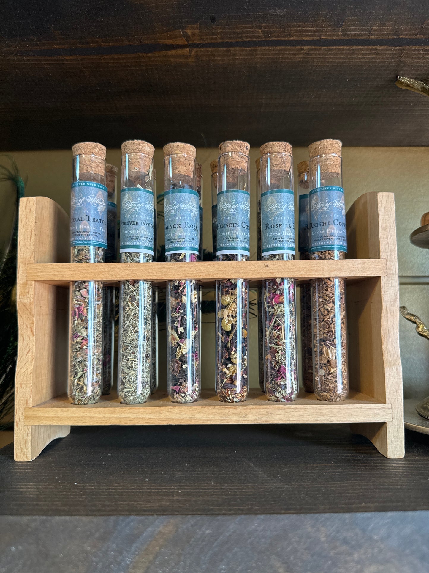 Herbal Tea & Rack Set | Home Decor