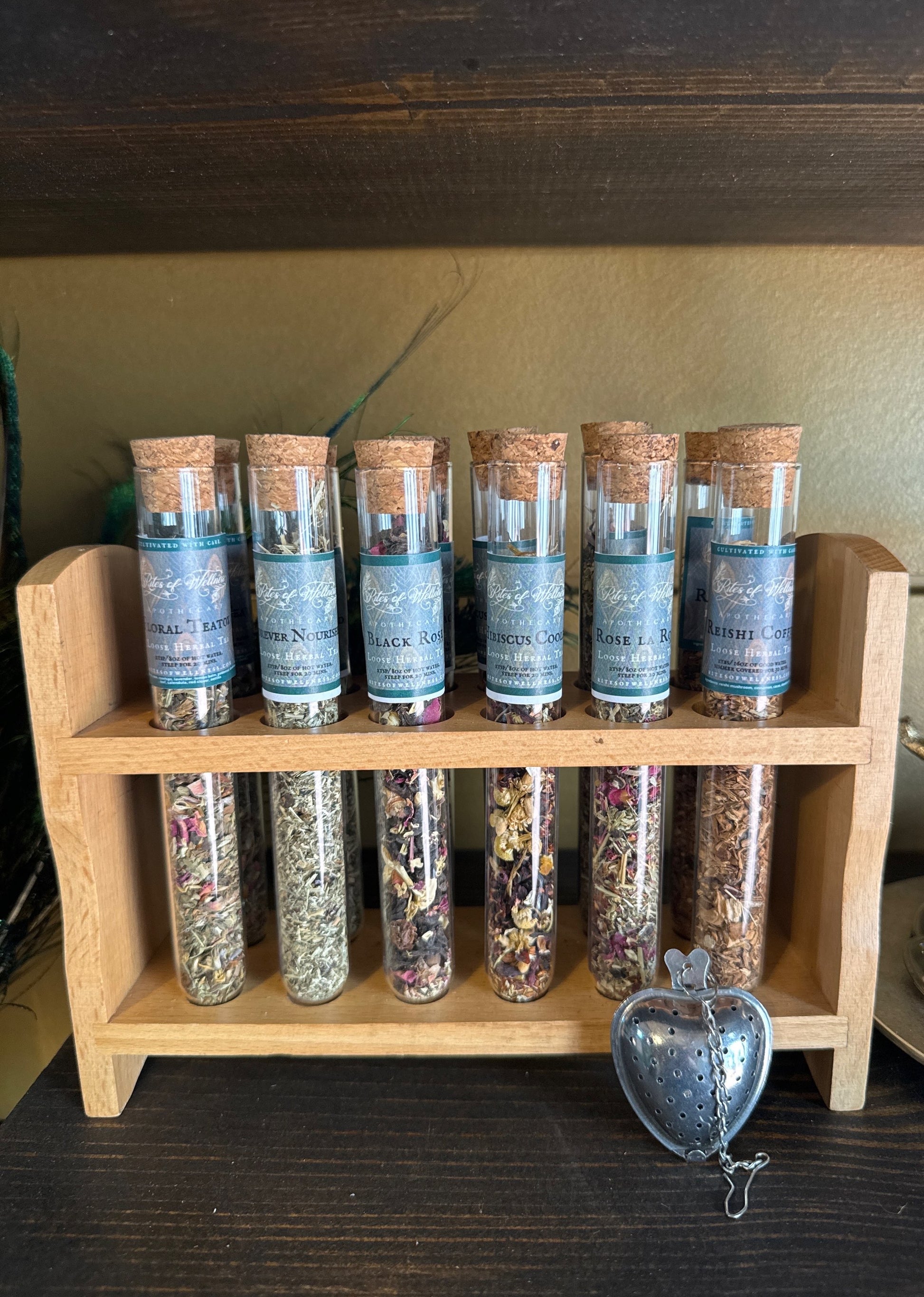 Herbal Tea & Rack Set | Home Decor image 0