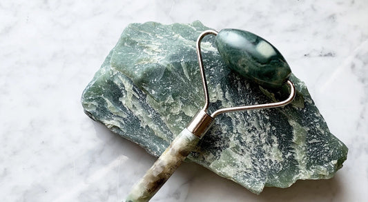 Jade Facial Roller | Moon Charged image 0